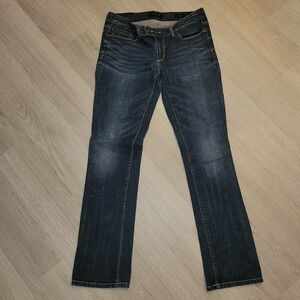 Seven7 Straight Embroidered Pockets 10 Western Cowgirl Retro HippieY2K Designer